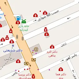 این نقشه، آدرس دکتر حانیه پاینده متخصص دندان پزشک در شهر تهران است. در اینجا آماده پذیرایی، ویزیت، معاینه و ارایه خدمات به شما بیماران گرامی هستند.