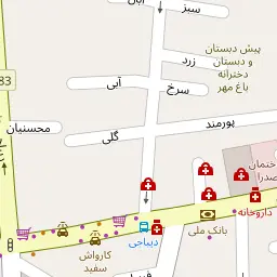 این نقشه، آدرس گفتاردرمانی مریم یعقوبی (دولت) متخصص  در شهر تهران است. در اینجا آماده پذیرایی، ویزیت، معاینه و ارایه خدمات به شما بیماران گرامی هستند.