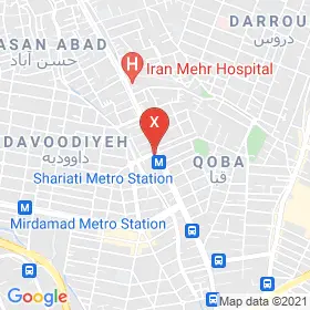 این نقشه، آدرس دکتر فرحناز مهیار متخصص زنان و زایمان و نازایی در شهر تهران است. در اینجا آماده پذیرایی، ویزیت، معاینه و ارایه خدمات به شما بیماران گرامی هستند.