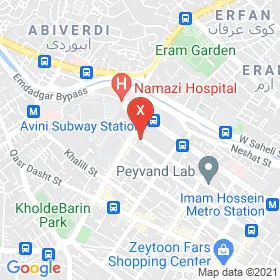 این نقشه، نشانی دکتر رویا مهشیدفلاحی متخصص چشم پزشکی در شهر شیراز است. در اینجا آماده پذیرایی، ویزیت، معاینه و ارایه خدمات به شما بیماران گرامی هستند.