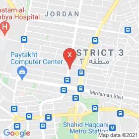این نقشه، نشانی دکتر ندا حاجیها متخصص زنان و زایمان و نازایی در شهر تهران است. در اینجا آماده پذیرایی، ویزیت، معاینه و ارایه خدمات به شما بیماران گرامی هستند.