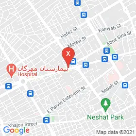 این نقشه، آدرس دکتر سید حسن حسینی هوشیار متخصص جراحی عمومی؛ جراحی زیبایی و ترمیمی در شهر کرمان است. در اینجا آماده پذیرایی، ویزیت، معاینه و ارایه خدمات به شما بیماران گرامی هستند.