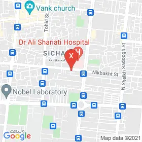 این نقشه، آدرس دکتر مریم طباطبائیان متخصص اعصاب و روان (روانپزشکی) در شهر اصفهان است. در اینجا آماده پذیرایی، ویزیت، معاینه و ارایه خدمات به شما بیماران گرامی هستند.