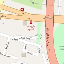 این نقشه، آدرس دکتر گیتی محمد ابراهیم (ستارخان) متخصص زنان و زایمان و نازایی در شهر تهران است. در اینجا آماده پذیرایی، ویزیت، معاینه و ارایه خدمات به شما بیماران گرامی هستند.